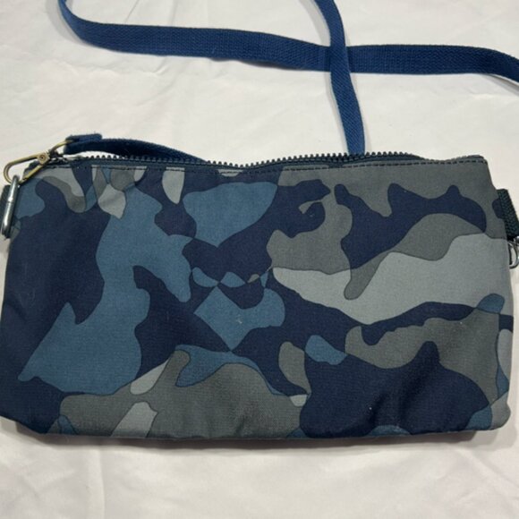 Kipling Sling / Waist Bag in Camo Navy - Picture 2 of 3